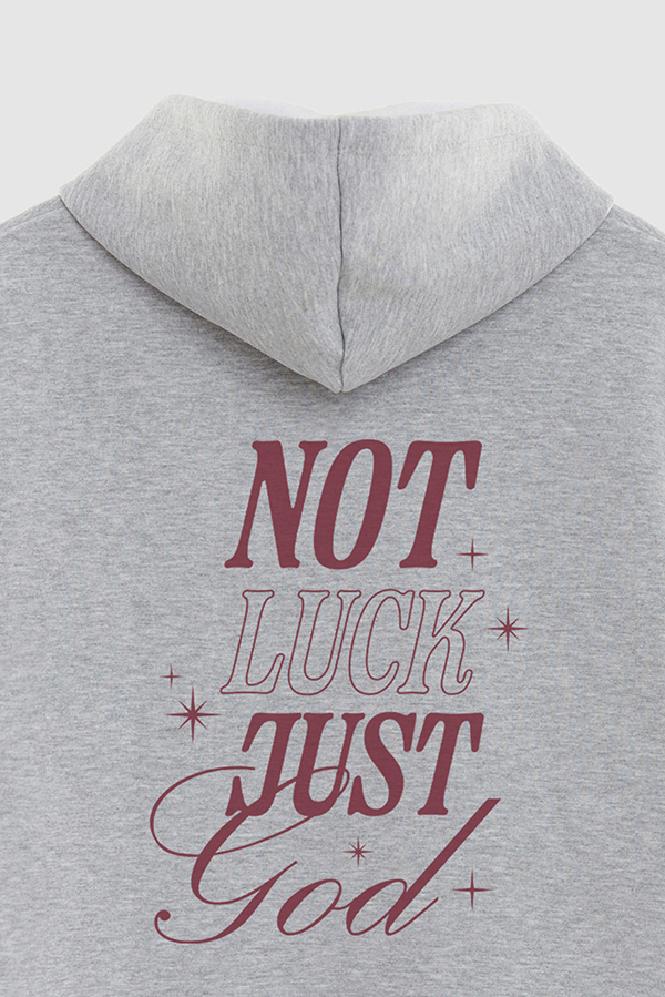 HOODIE FRISA ESTAMPADO GOD IN COLORS JUST GOD