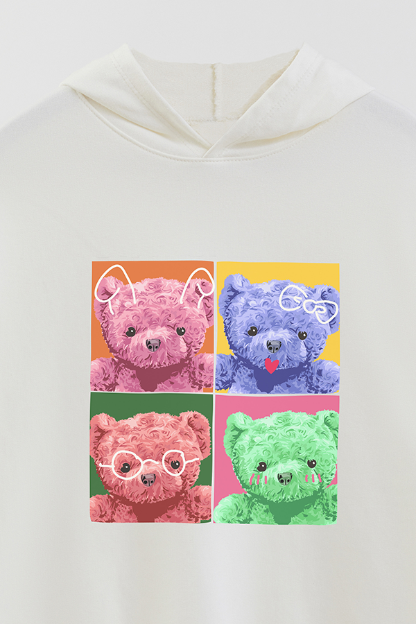 HOODIE RUSTICO KIDS TEDDY STAR CHILDISH