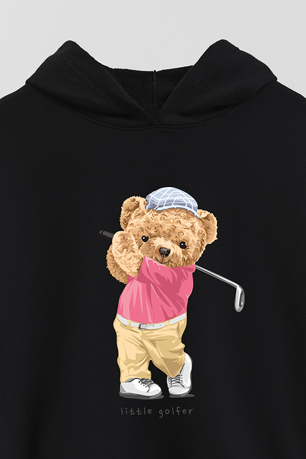 HOODIE RUSTICO BOY TEDDY LITTLE GOLFER