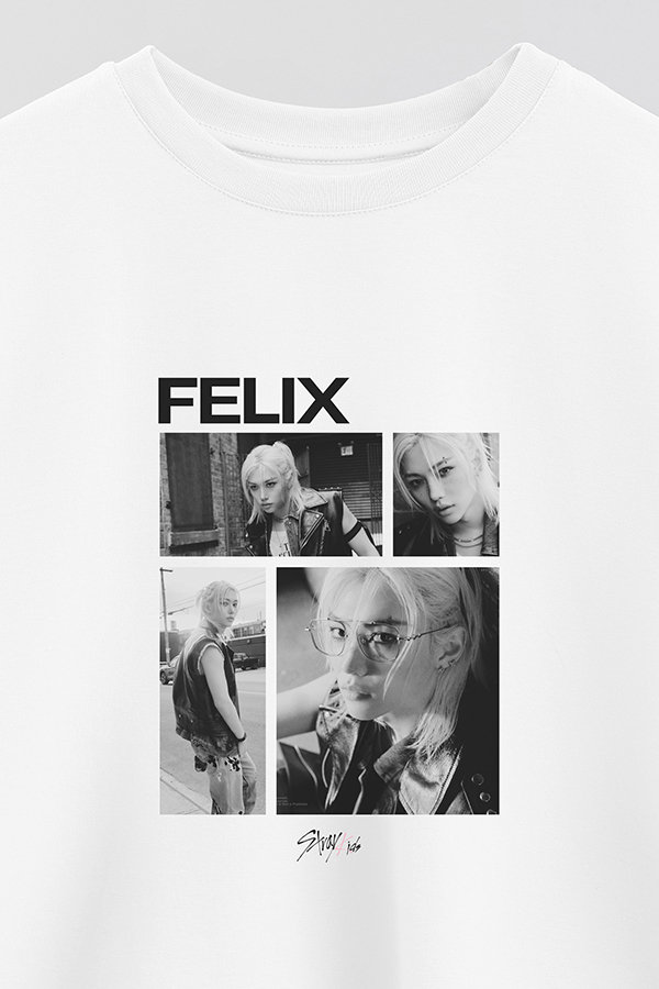 REMERA CROP ESTAMPADA STRAY KIDS FELIX