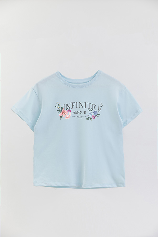 REMERA GIRL OVER INFINITE AMOUR