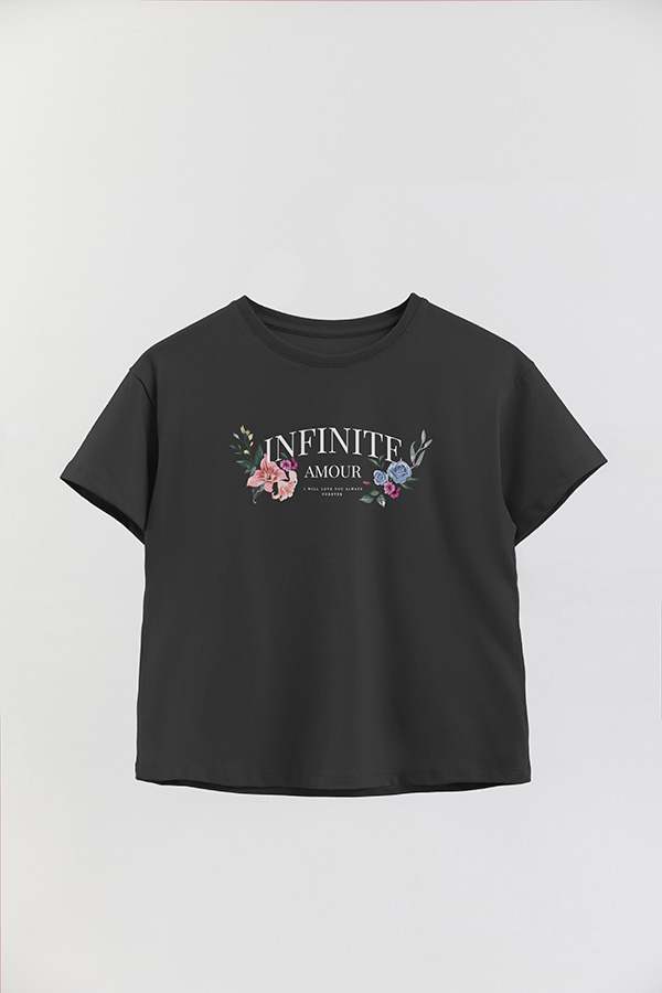 REMERA GIRL OVER INFINITE AMOUR