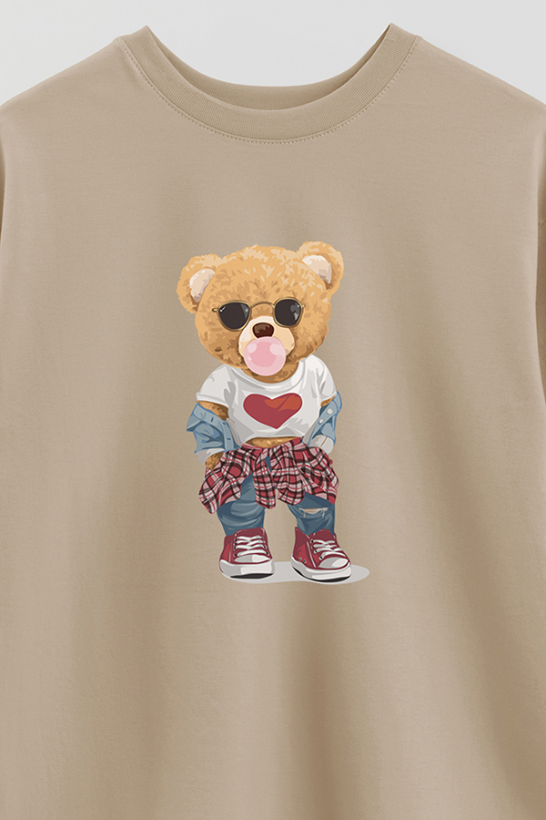 REMERA OVER ESTAMPADA UNISEX GUM