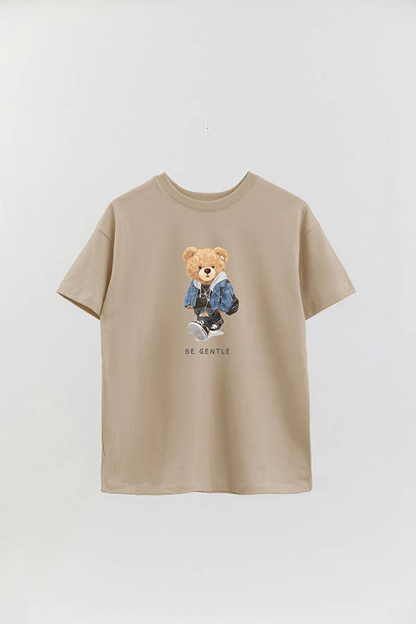 REMERA OVER ESTAMPADA UNISEX BE GENTLE