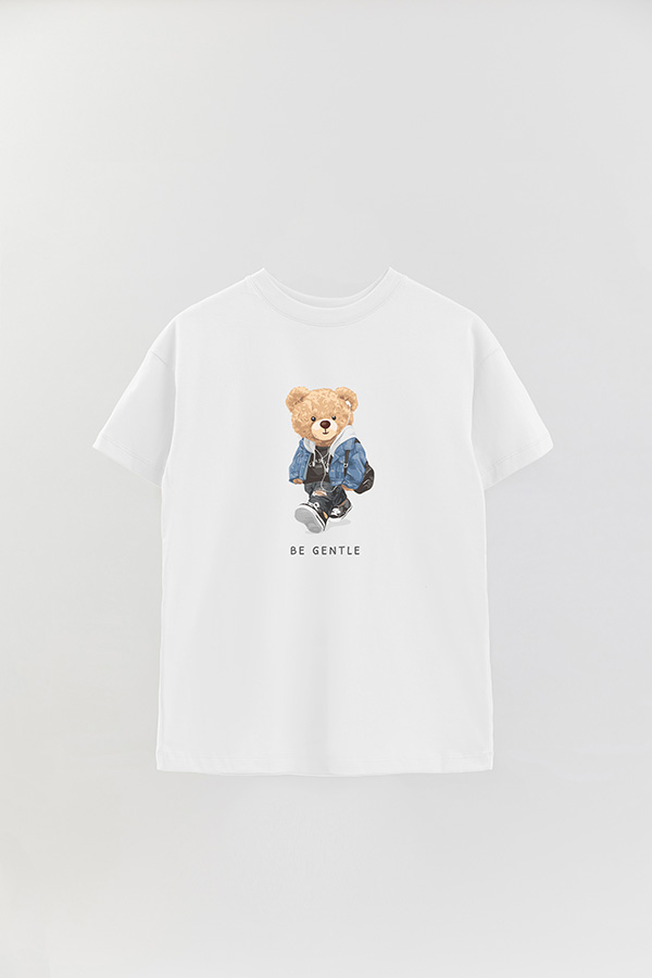 REMERA OVER ESTAMPADA UNISEX BE GENTLE