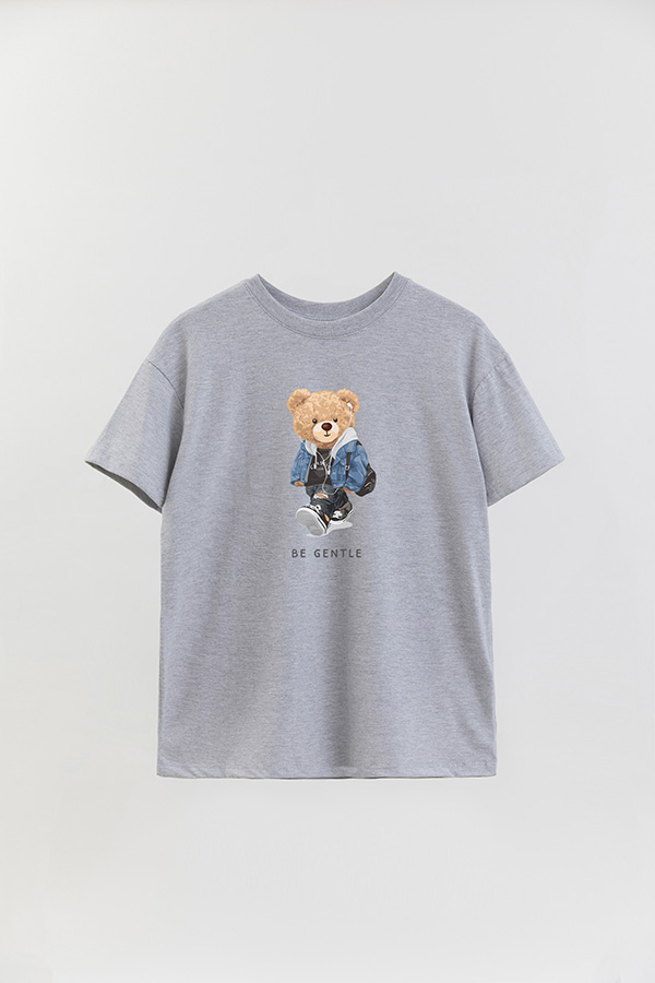 REMERA OVER ESTAMPADA UNISEX BE GENTLE