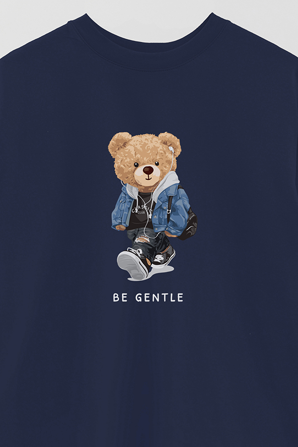 REMERA OVER ESTAMPADA UNISEX BE GENTLE