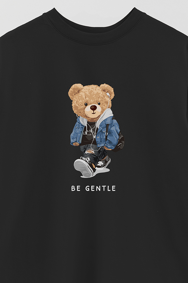 REMERA OVER ESTAMPADA UNISEX BE GENTLE