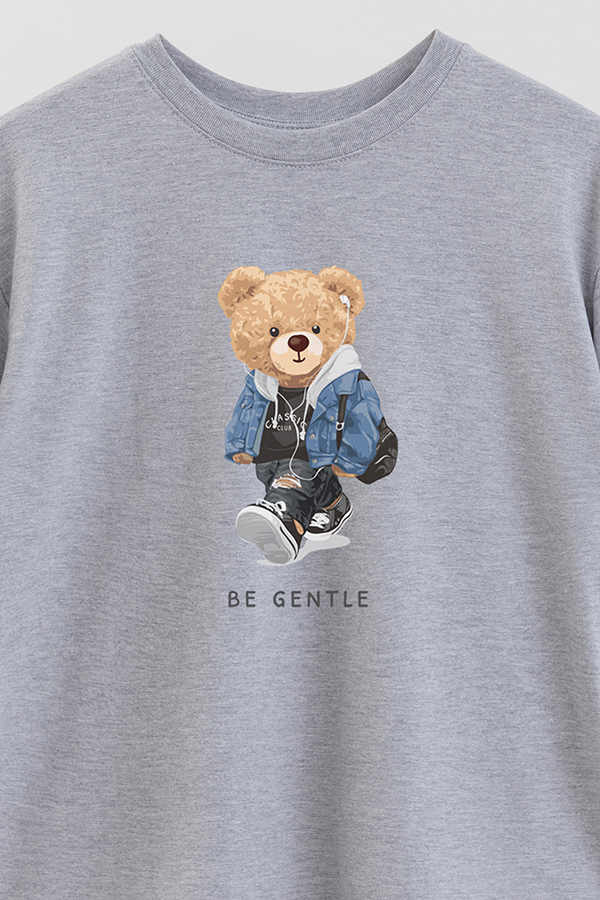REMERA OVER ESTAMPADA UNISEX BE GENTLE