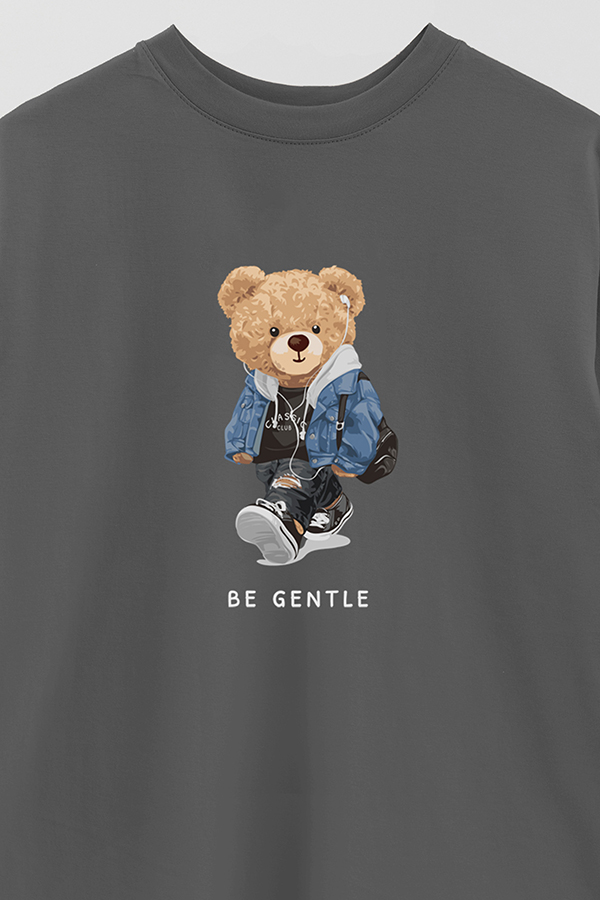 REMERA OVER ESTAMPADA UNISEX BE GENTLE