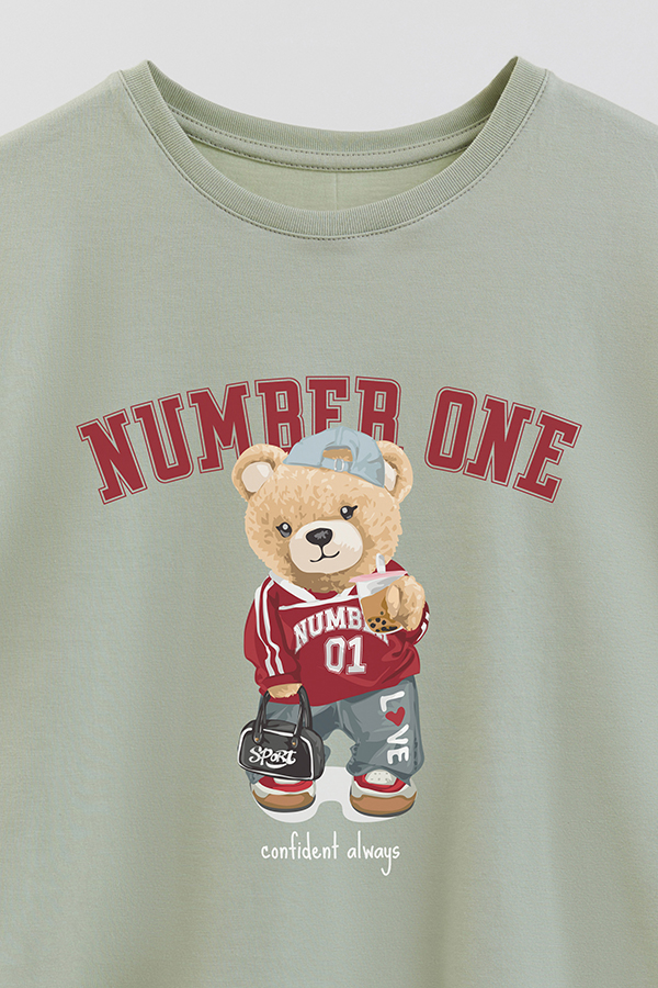 REMERA GB OVERSIZE NUMBER ONE