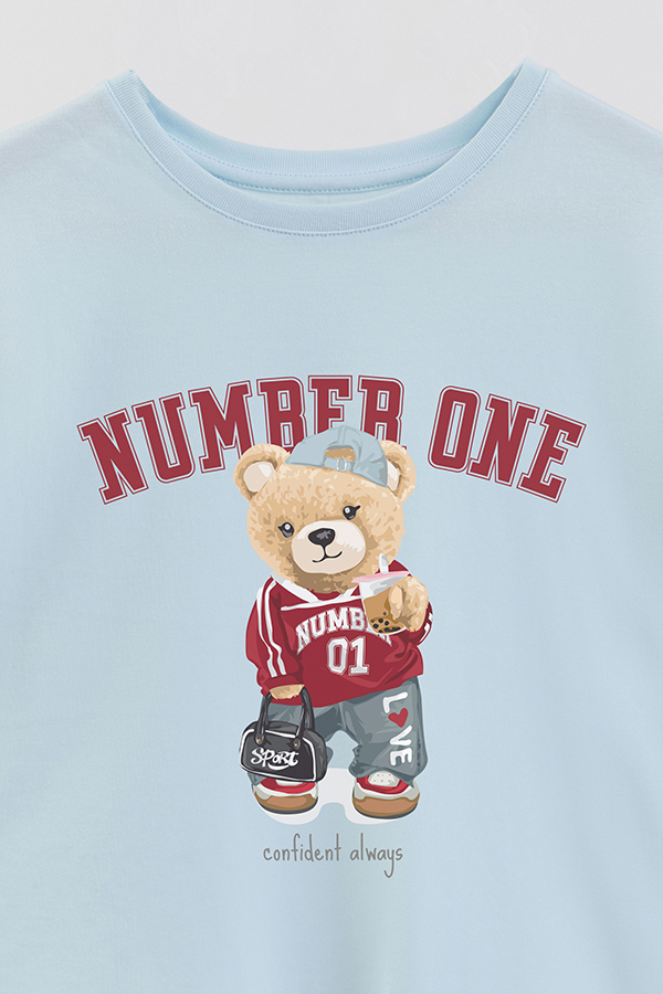 REMERA GB OVERSIZE NUMBER ONE