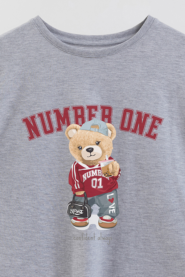 REMERA GB OVERSIZE NUMBER ONE