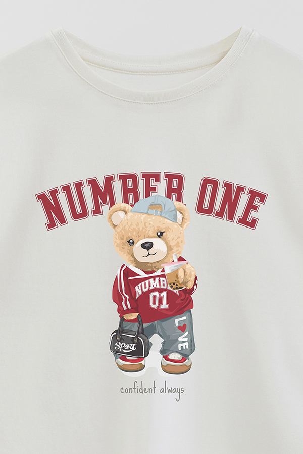 REMERA GB OVERSIZE NUMBER ONE