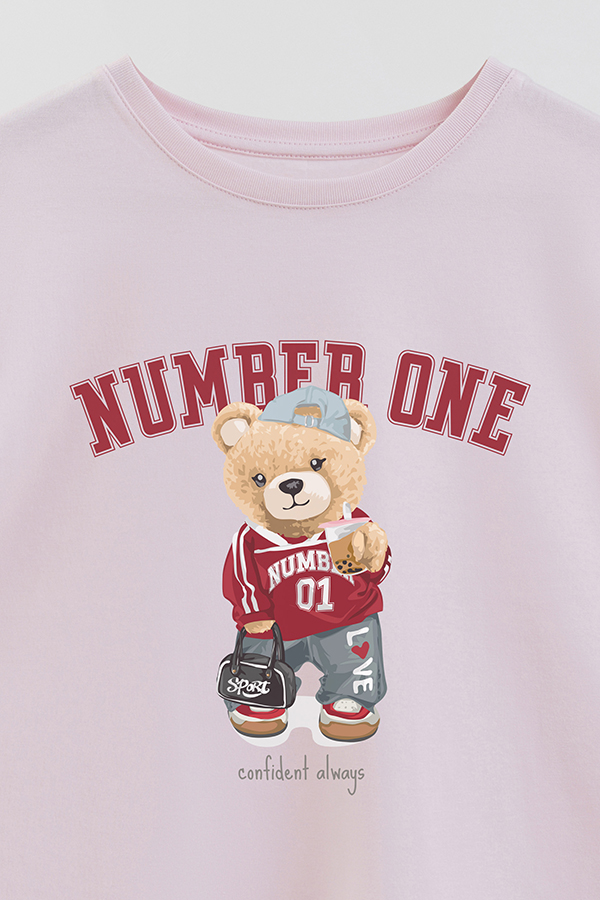 REMERA GB OVERSIZE NUMBER ONE