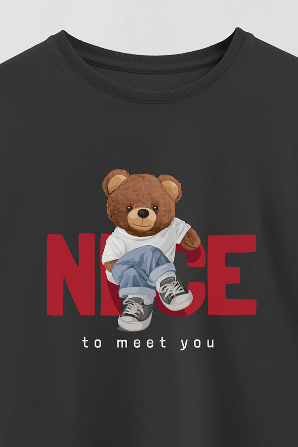 REMERA GB OVERSIZE NICE TO MEET YOU