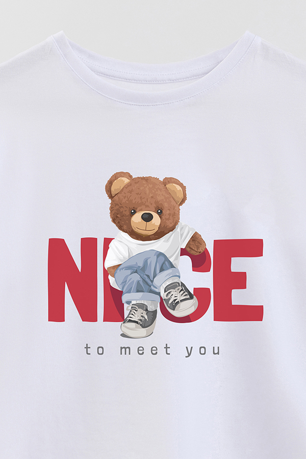 REMERA GB OVERSIZE NICE TO MEET YOU