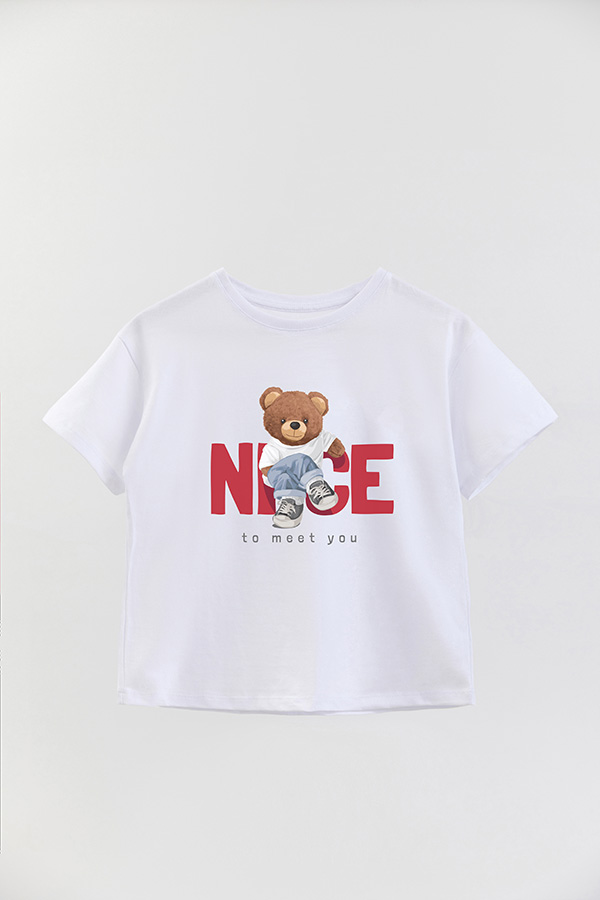 REMERA GB OVERSIZE NICE TO MEET YOU