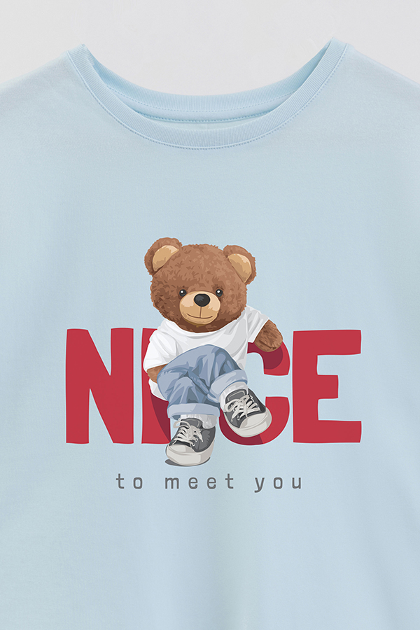 REMERA GB OVERSIZE NICE TO MEET YOU