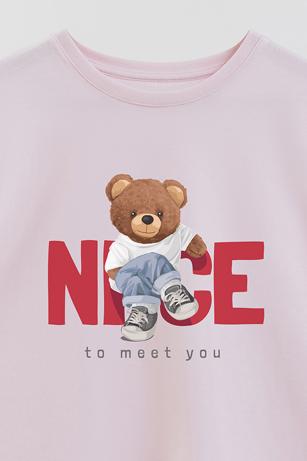 REMERA GB OVERSIZE NICE TO MEET YOU
