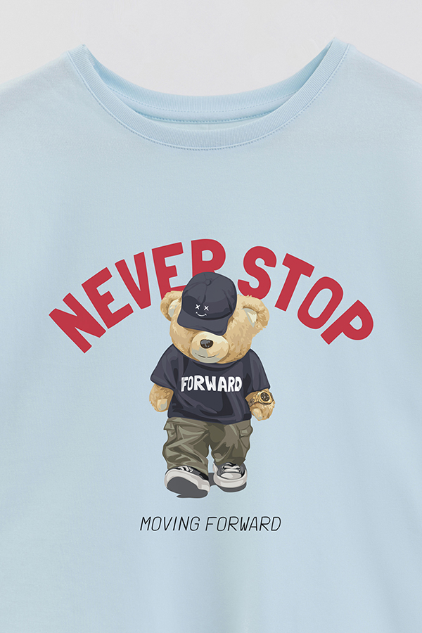REMERA GB OVERSIZE NEVER STOP