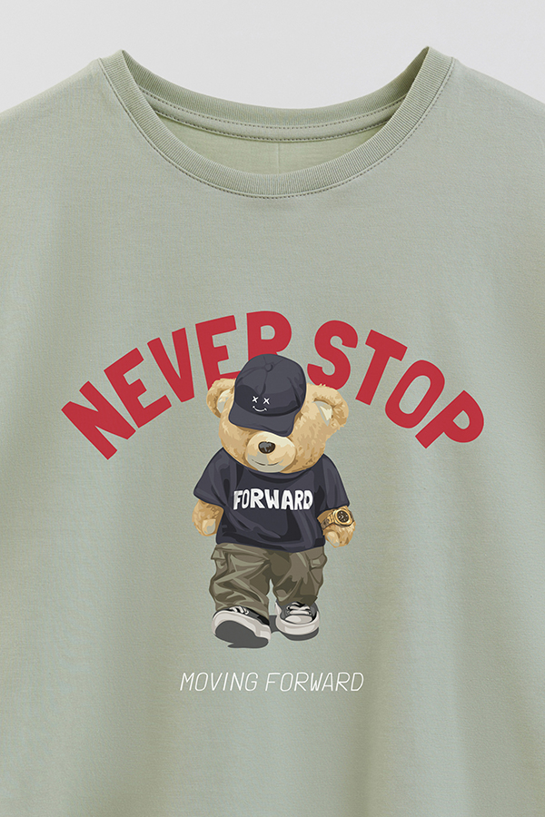 REMERA GB OVERSIZE NEVER STOP