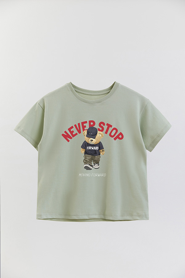 REMERA GB OVERSIZE NEVER STOP