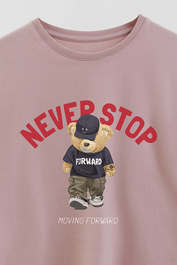 REMERA GB OVERSIZE NEVER STOP