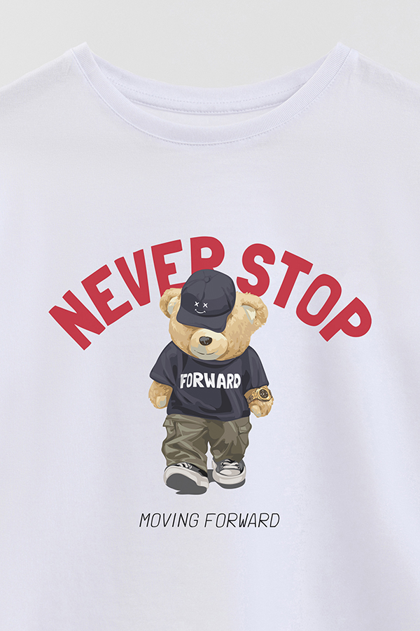 REMERA GB OVERSIZE NEVER STOP
