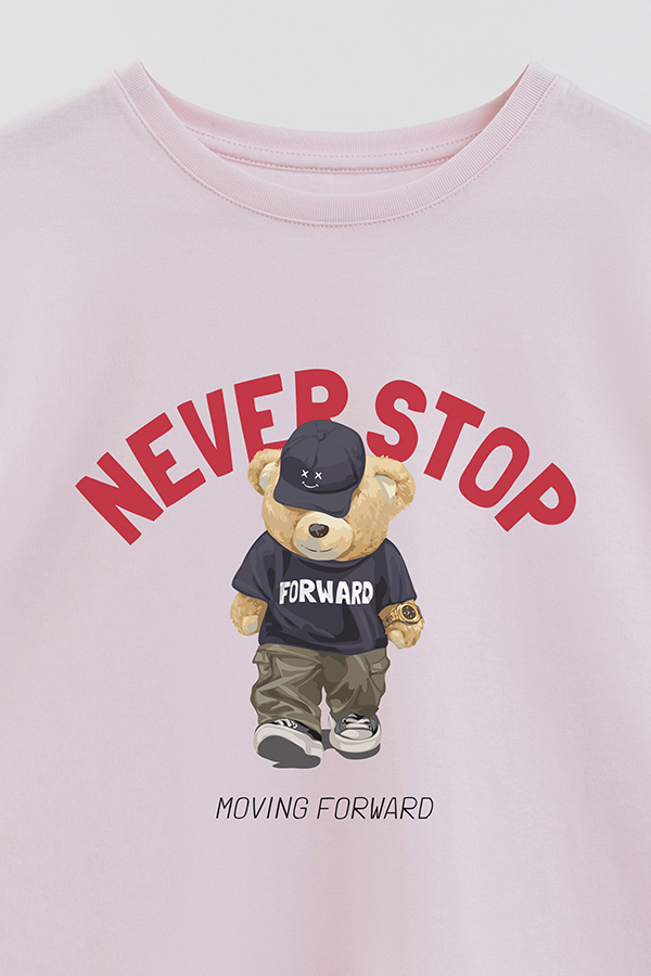 REMERA GB OVERSIZE NEVER STOP