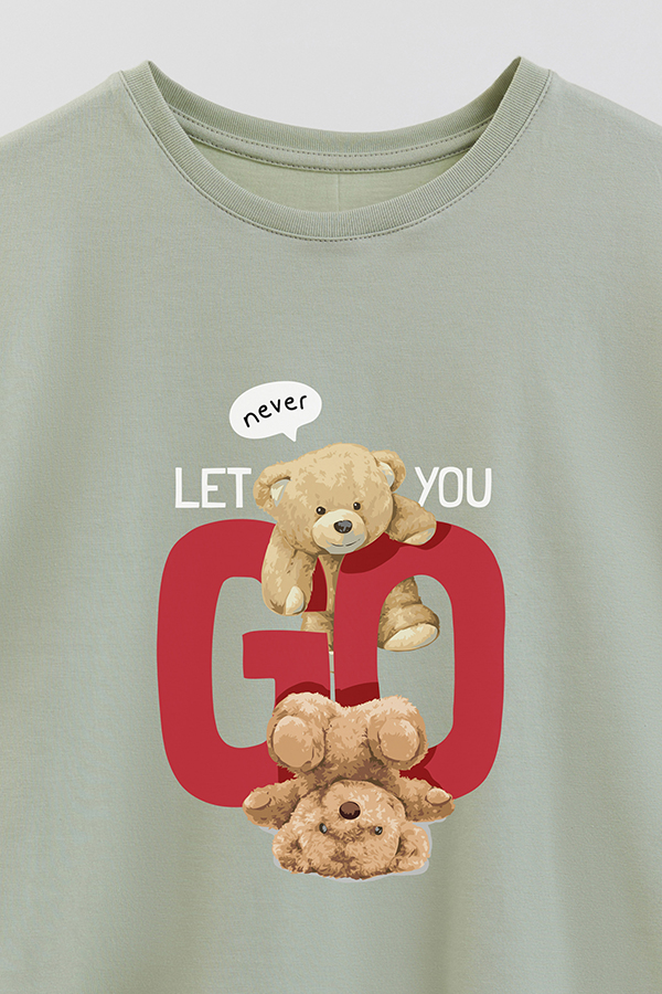 REMERA GB OVERSIZE NEVER LET YOU GO