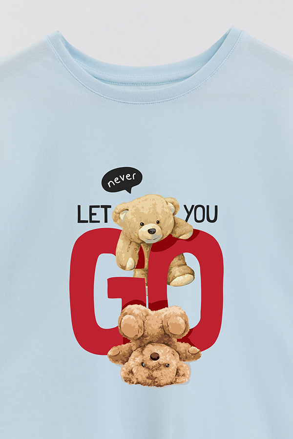REMERA GB OVERSIZE NEVER LET YOU GO