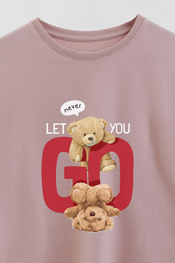 REMERA GB OVERSIZE NEVER LET YOU GO
