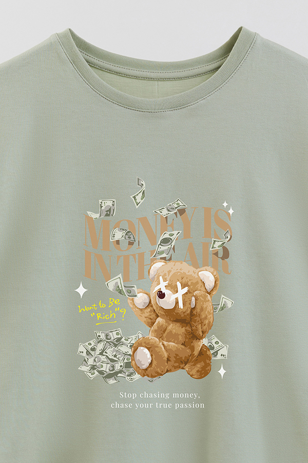 REMERA GB OVERSIZE MONEY IS IN THE AIR