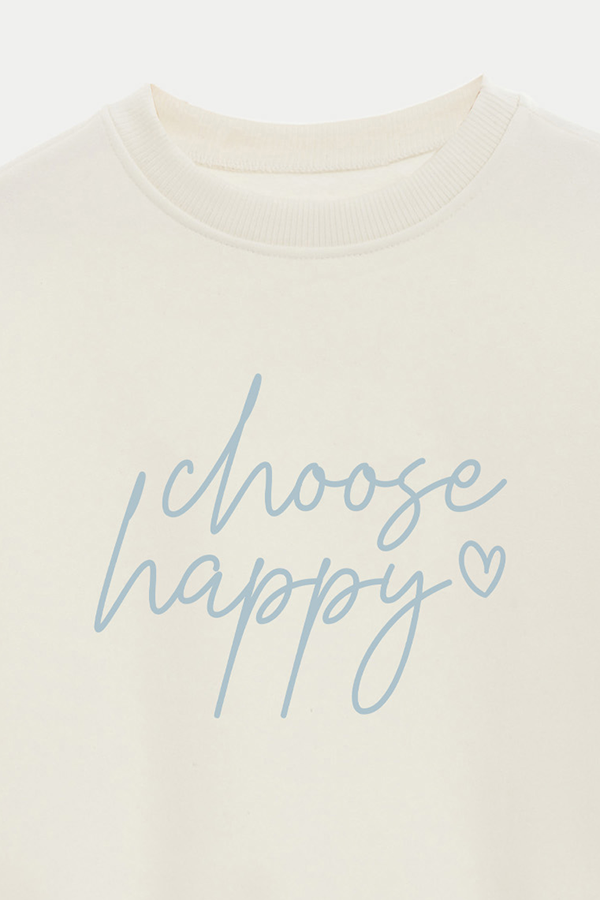 BUZO CROP ESTAMPADO MNM CHOOSE HAPPY