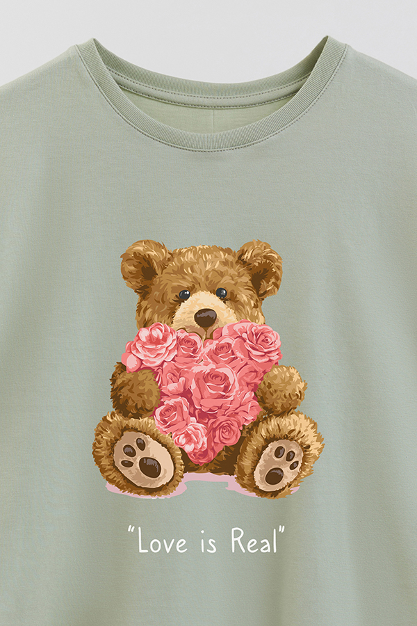 REMERA GB OVERSIZE LOVE IS REAL
