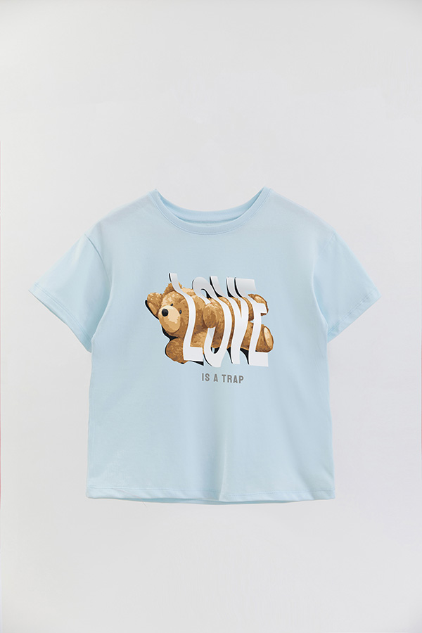 REMERA GB OVERSIZE LOVE IS A TRAP
