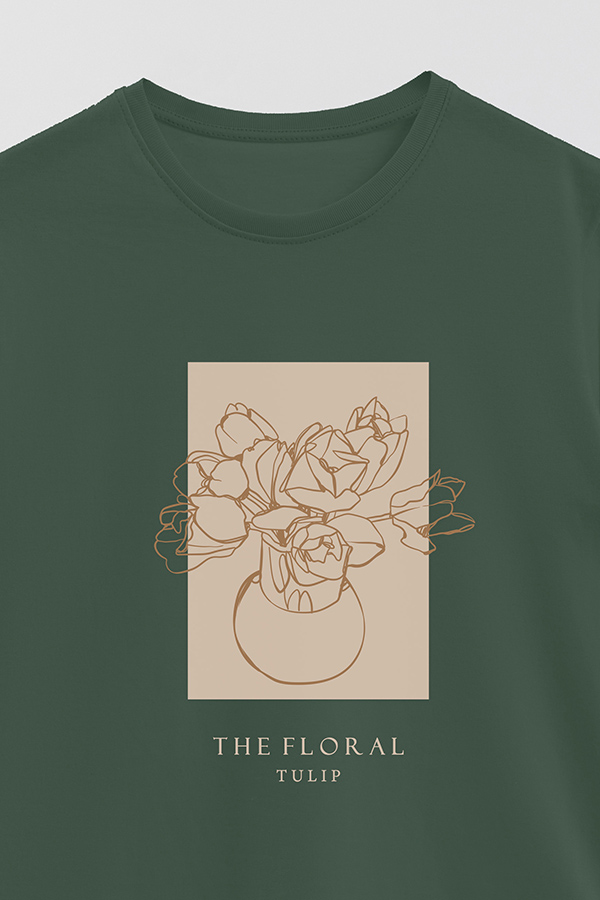 REMERA BASICA ESTAMPADA BT TULIP
