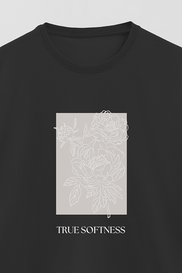 REMERA BASICA ESTAMPADA BT TRUE SOFTNESS