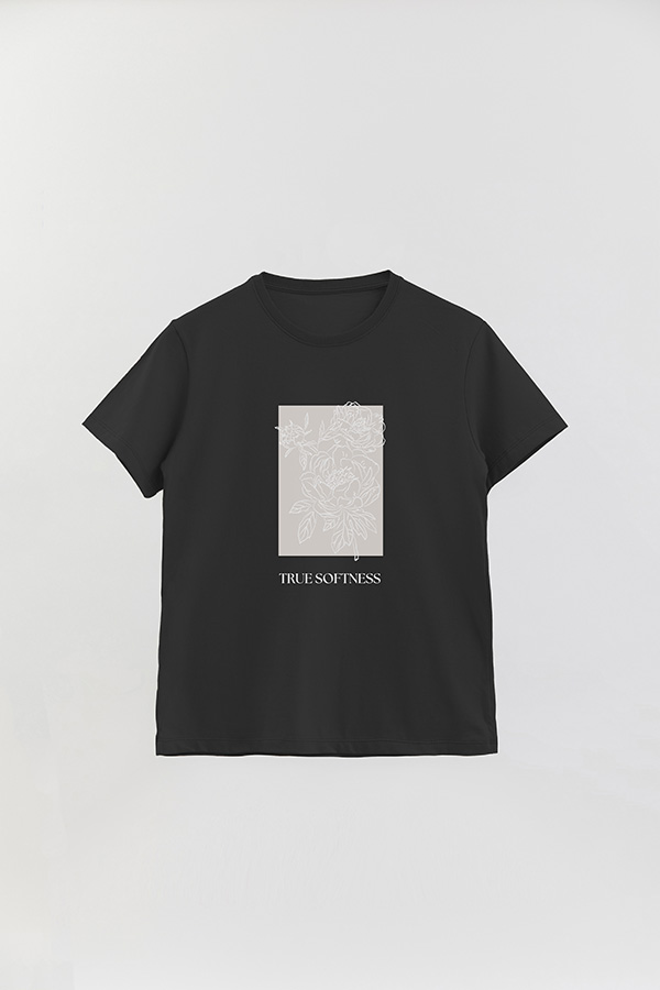 REMERA BASICA ESTAMPADA BT TRUE SOFTNESS