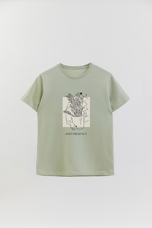 REMERA BASICA ESTAMPADA BT SOFT PRESENCE