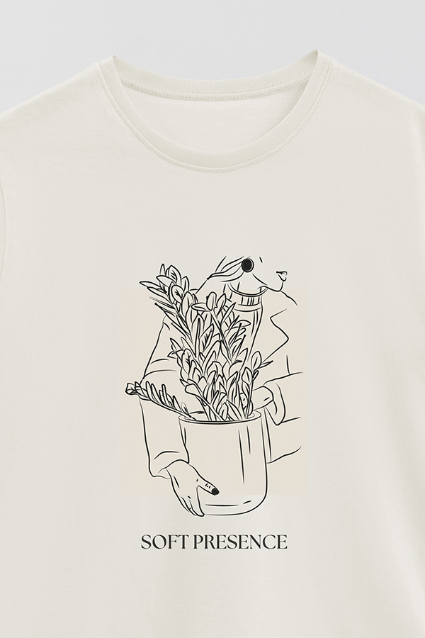 REMERA BASICA ESTAMPADA BT SOFT PRESENCE