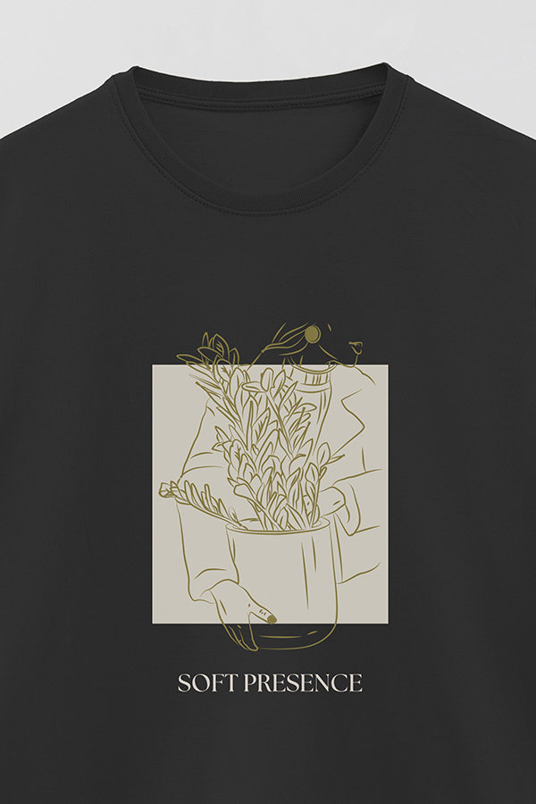 REMERA BASICA ESTAMPADA BT SOFT PRESENCE