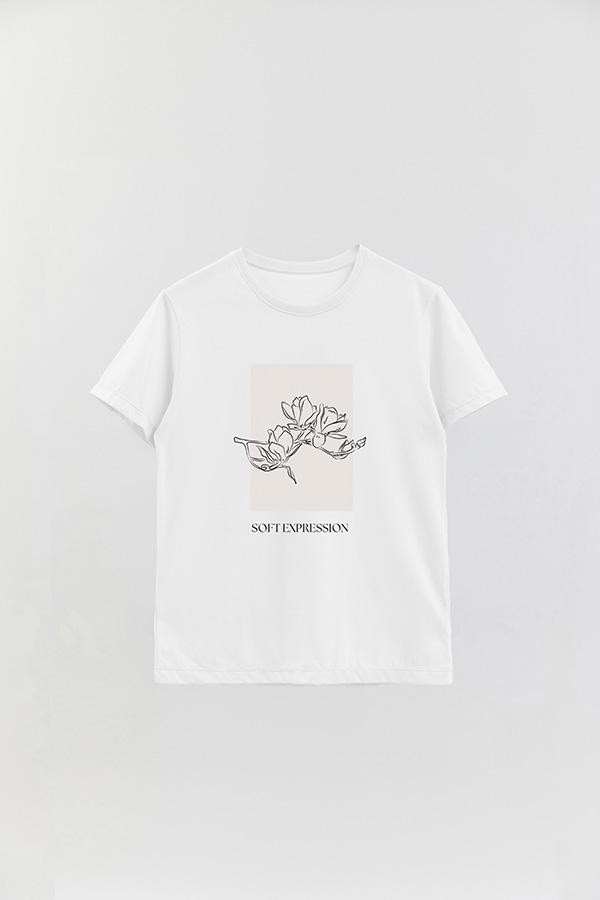 REMERA BASICA ESTAMPADA BT SOFT EXPRESSIONS