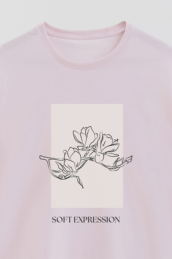 REMERA BASICA ESTAMPADA BT SOFT EXPRESSIONS