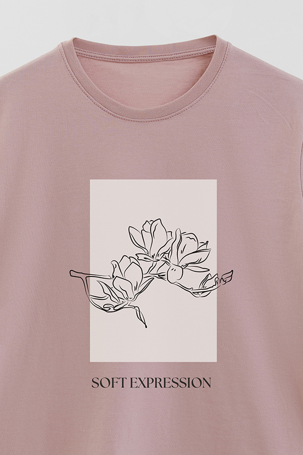 REMERA BASICA ESTAMPADA BT SOFT EXPRESSIONS