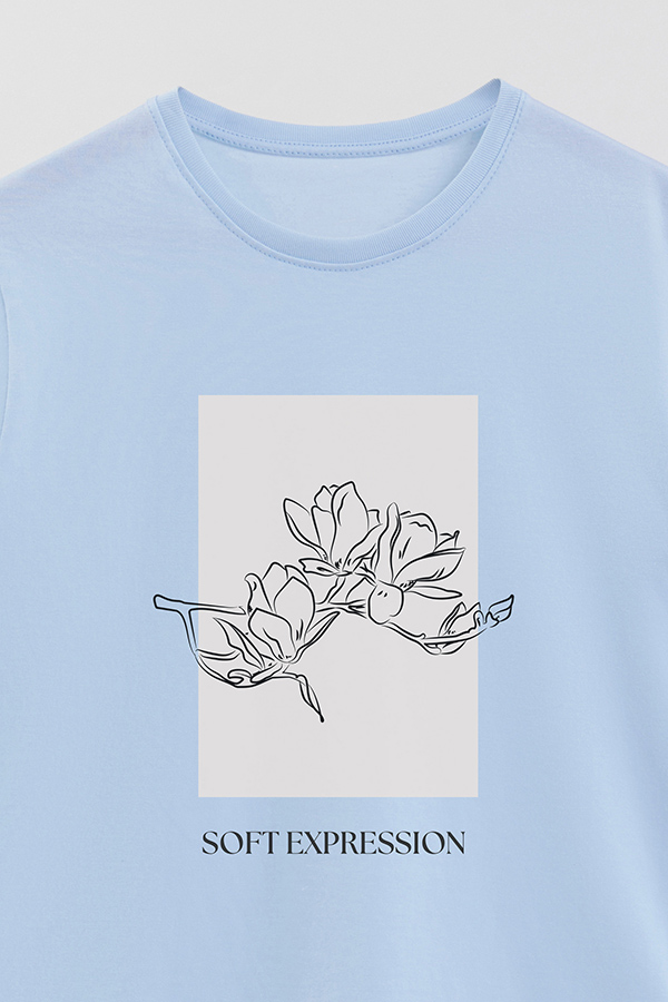 REMERA BASICA ESTAMPADA BT SOFT EXPRESSIONS