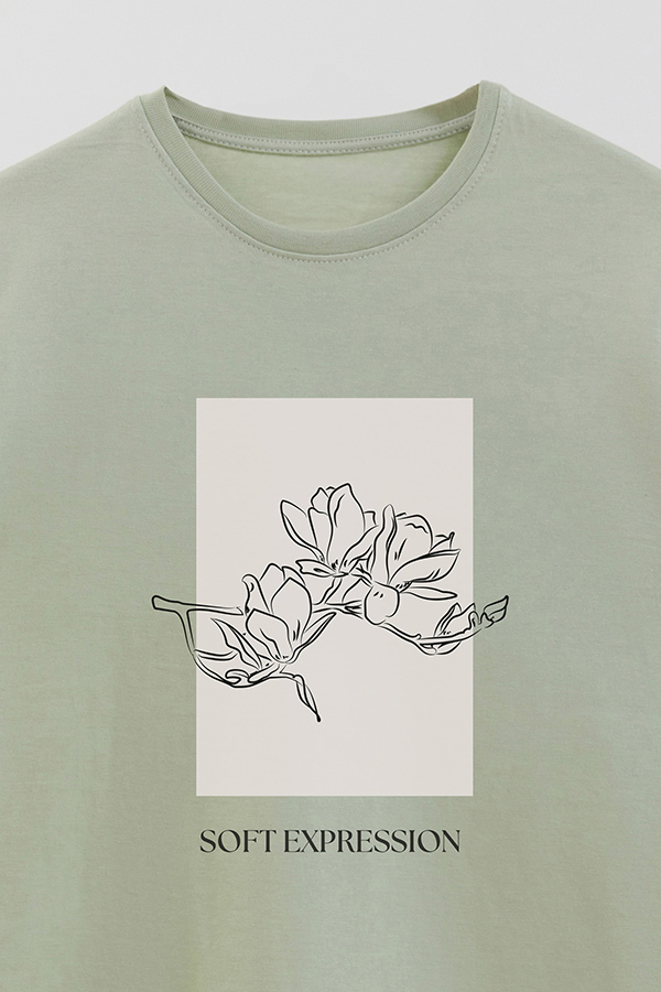 REMERA BASICA ESTAMPADA BT SOFT EXPRESSIONS