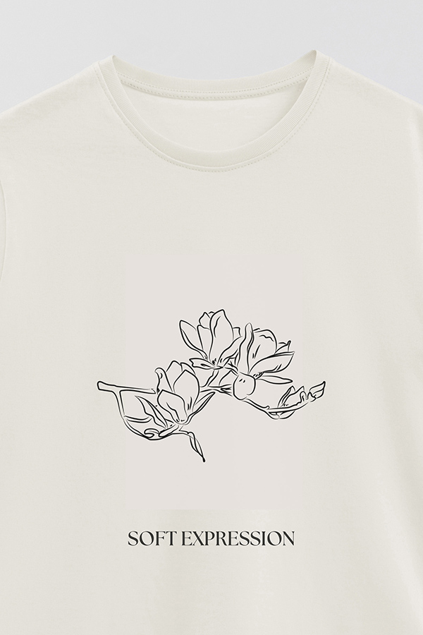 REMERA BASICA ESTAMPADA BT SOFT EXPRESSIONS