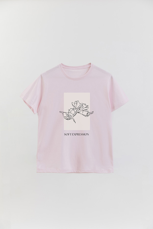 REMERA BASICA ESTAMPADA BT SOFT EXPRESSIONS